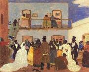 Pedro Figari Doble boda oil painting on canvas